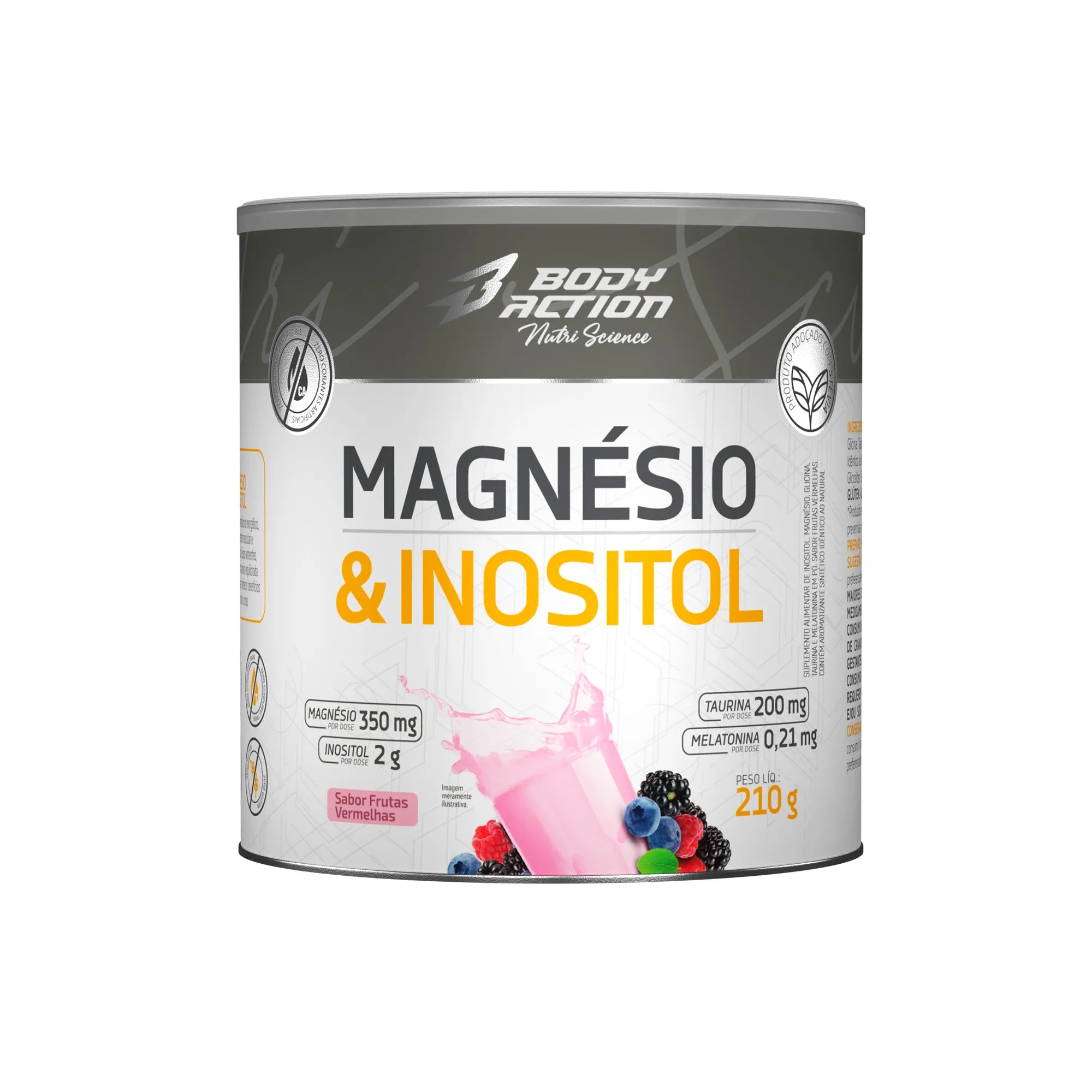 Pague 1 e Leve 2 - Magnésio & Inositol Taurina Melatonina 210g