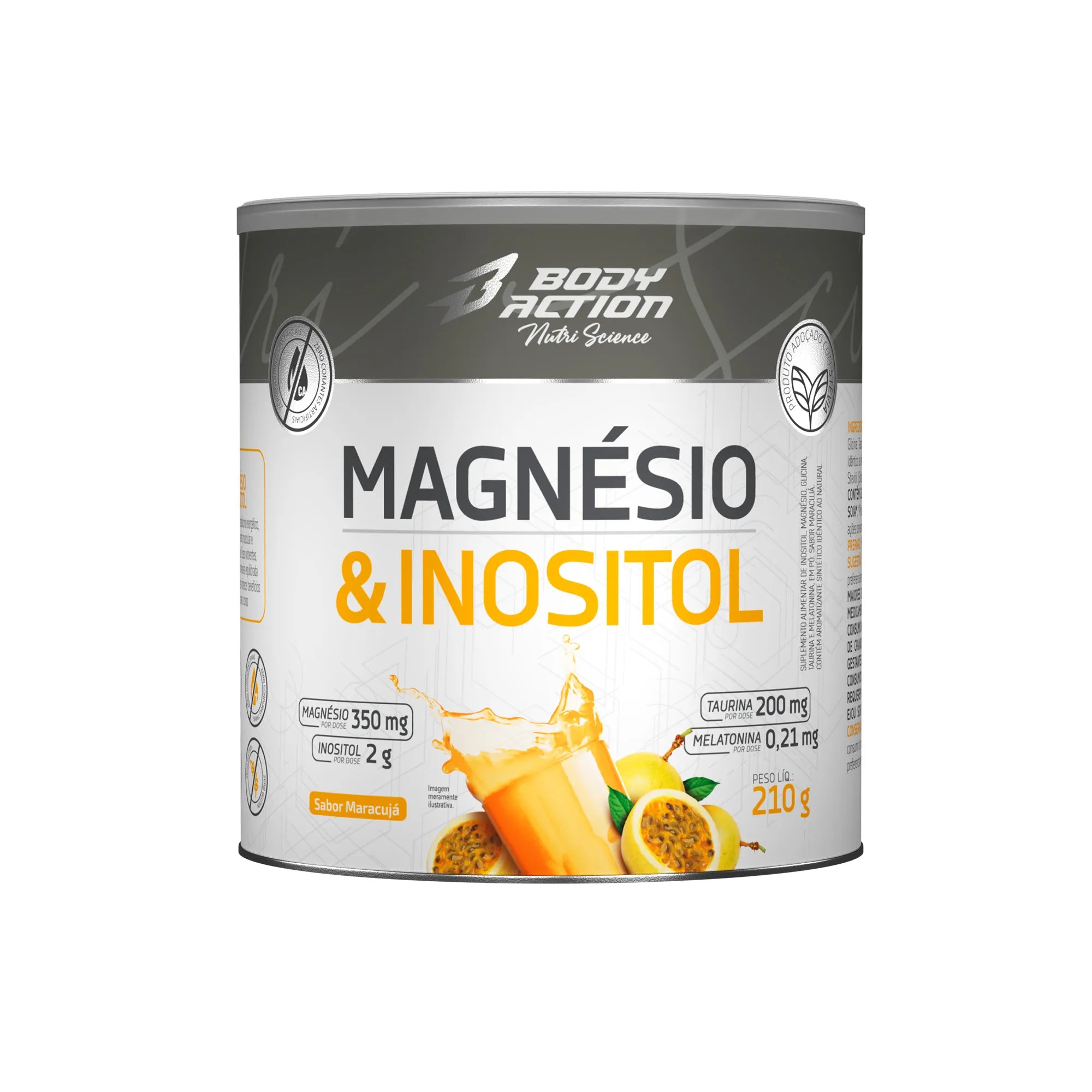 Pague 1 e Leve 2 - Magnésio & Inositol Taurina Melatonina 210g
