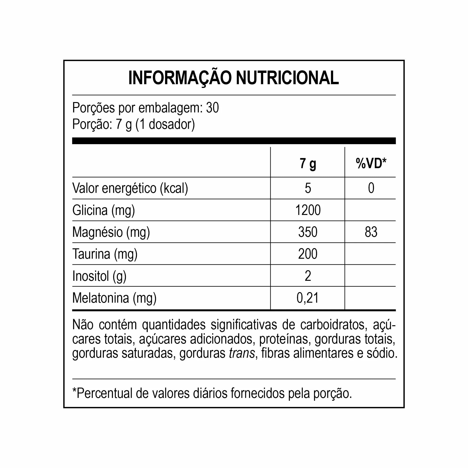 Pague 1 e Leve 2 - Magnésio & Inositol Taurina Melatonina 210g