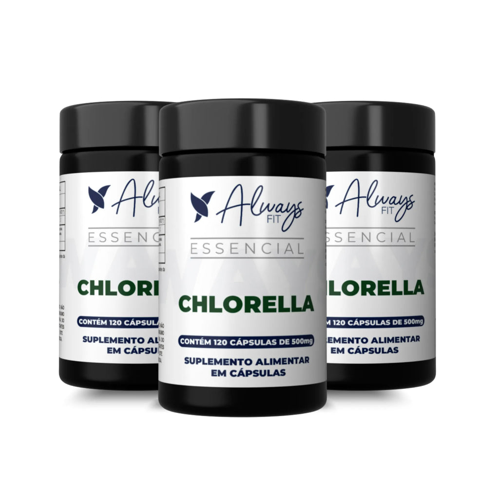 Chlorella 100% Pura - 120 Cápsulas