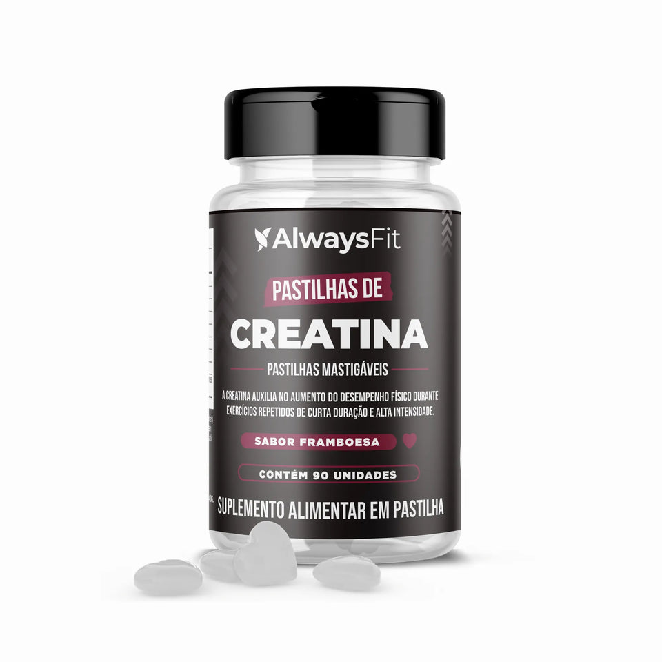 Creatina em Pastilha –  Sabor Framboesa