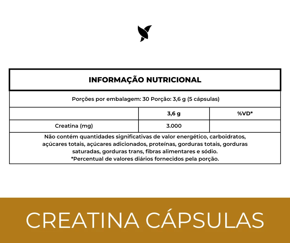 Creatina Monohidratada 100% Pura - 150 Cápsulas