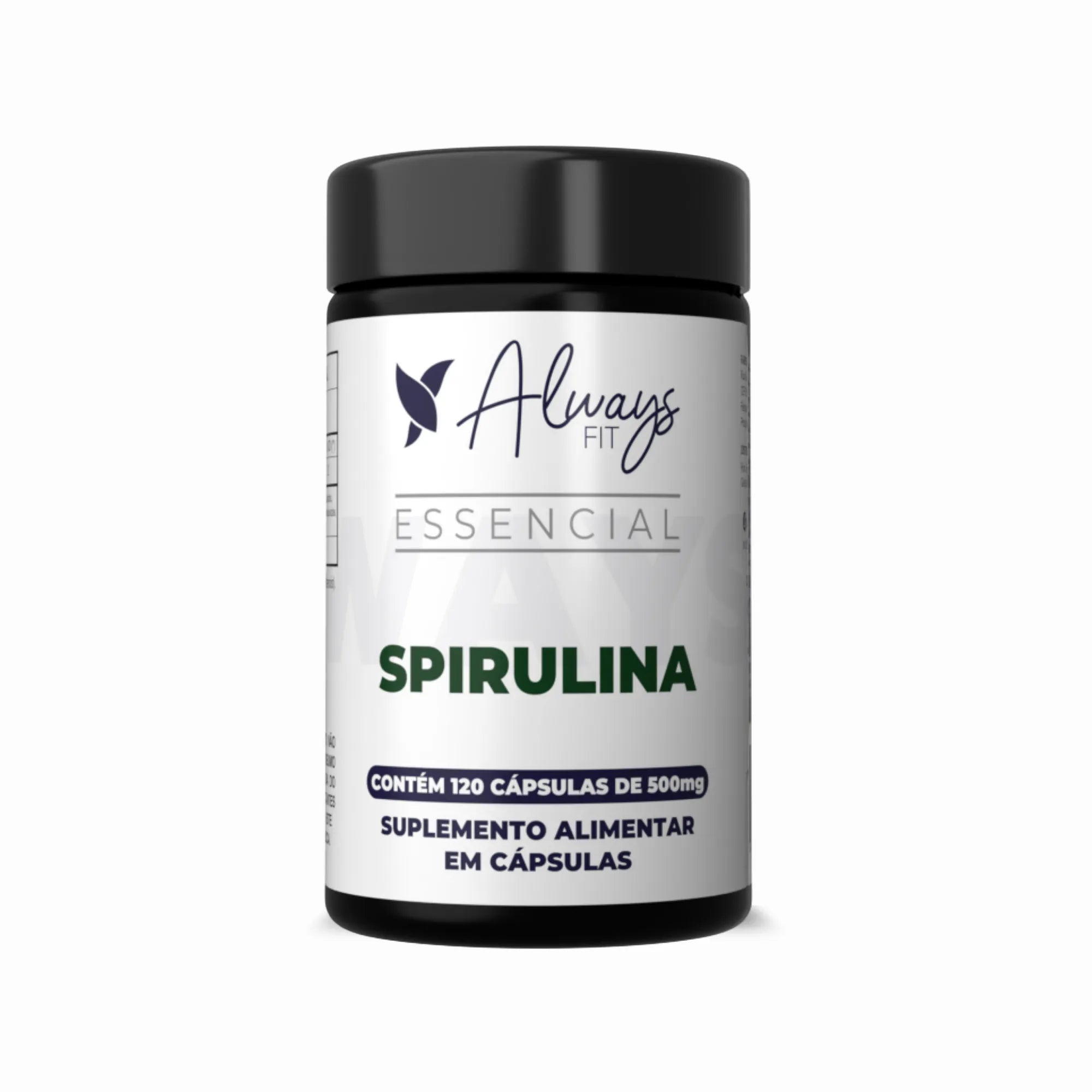 Spirulina 100% Pura - 120 Cápsulas